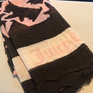 Juicy Couture Scottie Houndstooth Large Scarf